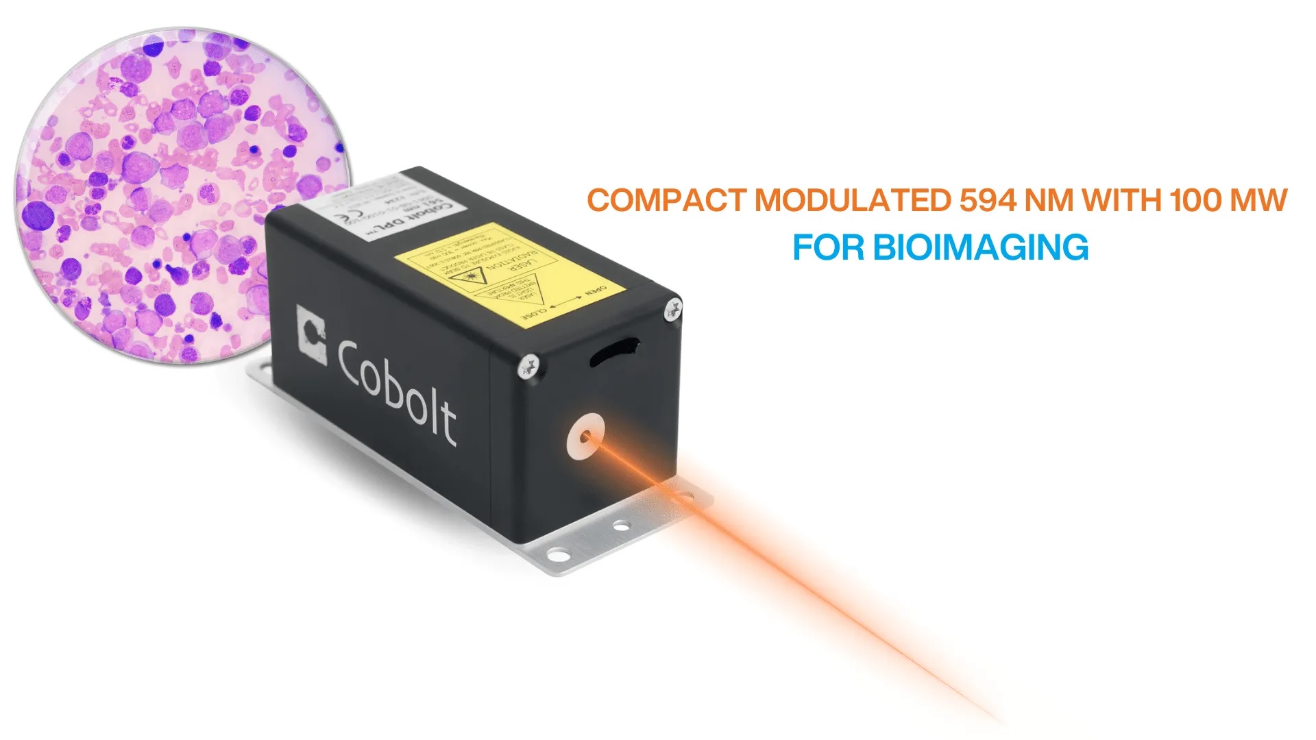 New 594nm laser for bioimaging